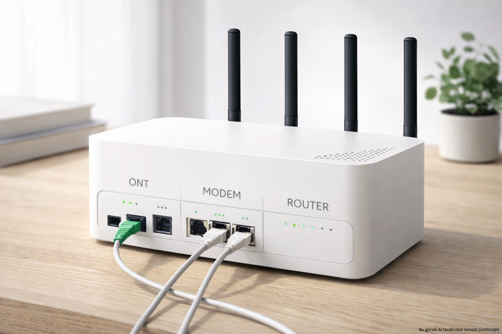 ONT + Modem + Router